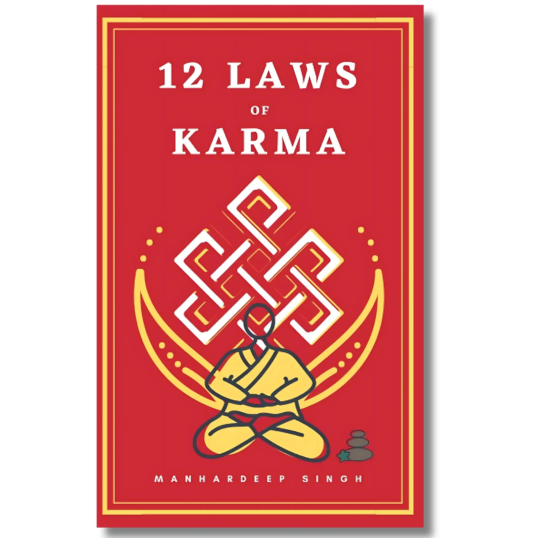 12 Laws of Karma - Therapeutic Self-Realization Book by Manhardeep Singh, Handy-Size Manifestation Book (Humanities & Social Sciences, Psychology & Relationships)