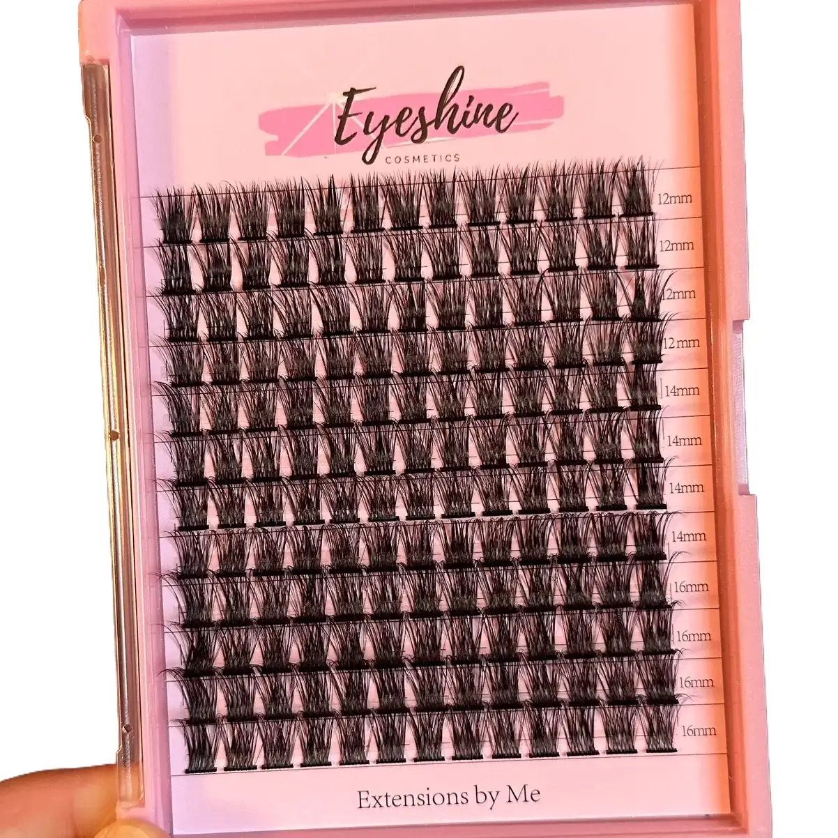 Eyeshine Hybrid (black 12-16mm) Lash Clusters only glue sold separately Eyeshine Hybrid (black 12-16mm) Lash Clusters only glue sold separately