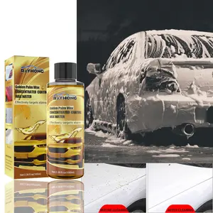 Rayhong Car Golden Brown Wax Concentrated Coating Wax Water Foam Cleaning Agent Special Decontamination Coating Car Washing Wax Water