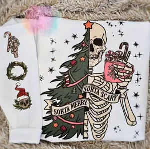 Sorta Merry Sorta Scary Christmas sweater unique sweater unique gift i