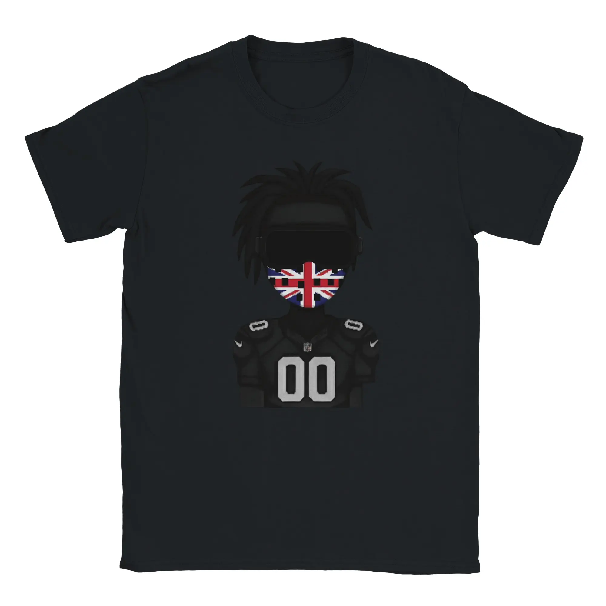 The London Degen Graphic Tee UK Crypto Crew Bear Print Unisex T-Shirt in Soft Cotton Jersey for Men & Women
