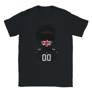 The London Degen Graphic Tee UK Crypto Crew Bear Print Unisex T-Shirt in Soft Cotton Jersey for Men & Women