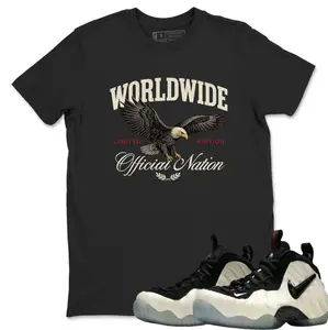 Unisex Graphic T-Shirts To Match Sneakers Foamposite One Pearl, Foamposite One Pearl Shirt, Classic Fit, 100% Cotton, Unisex Shirt Gift