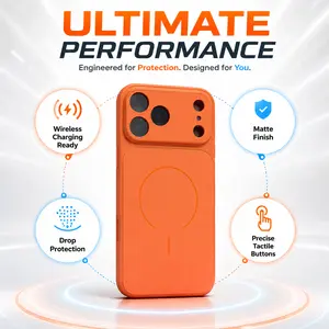 MagSafe Compatible Matte Phone Case For iPhone 13 14 15 16 17 Air Pro Max Samsung A16 17 26 35 36 55 23 24 25 26 Plus Ultra FE Luxury Glitter Cover Shockproof  Slim Fit, Accessories, Smartphone