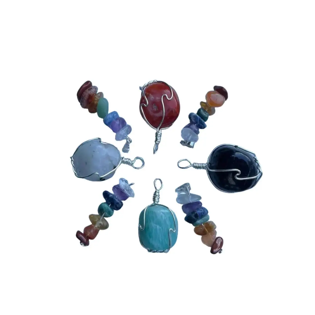 Amityville Apothecary Intuitively Chosen or Specific Crystal Pendant wire wrapped