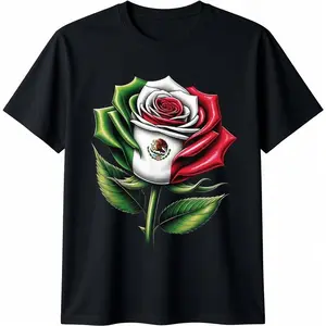 Flag Patriotic Rose T-Shirt