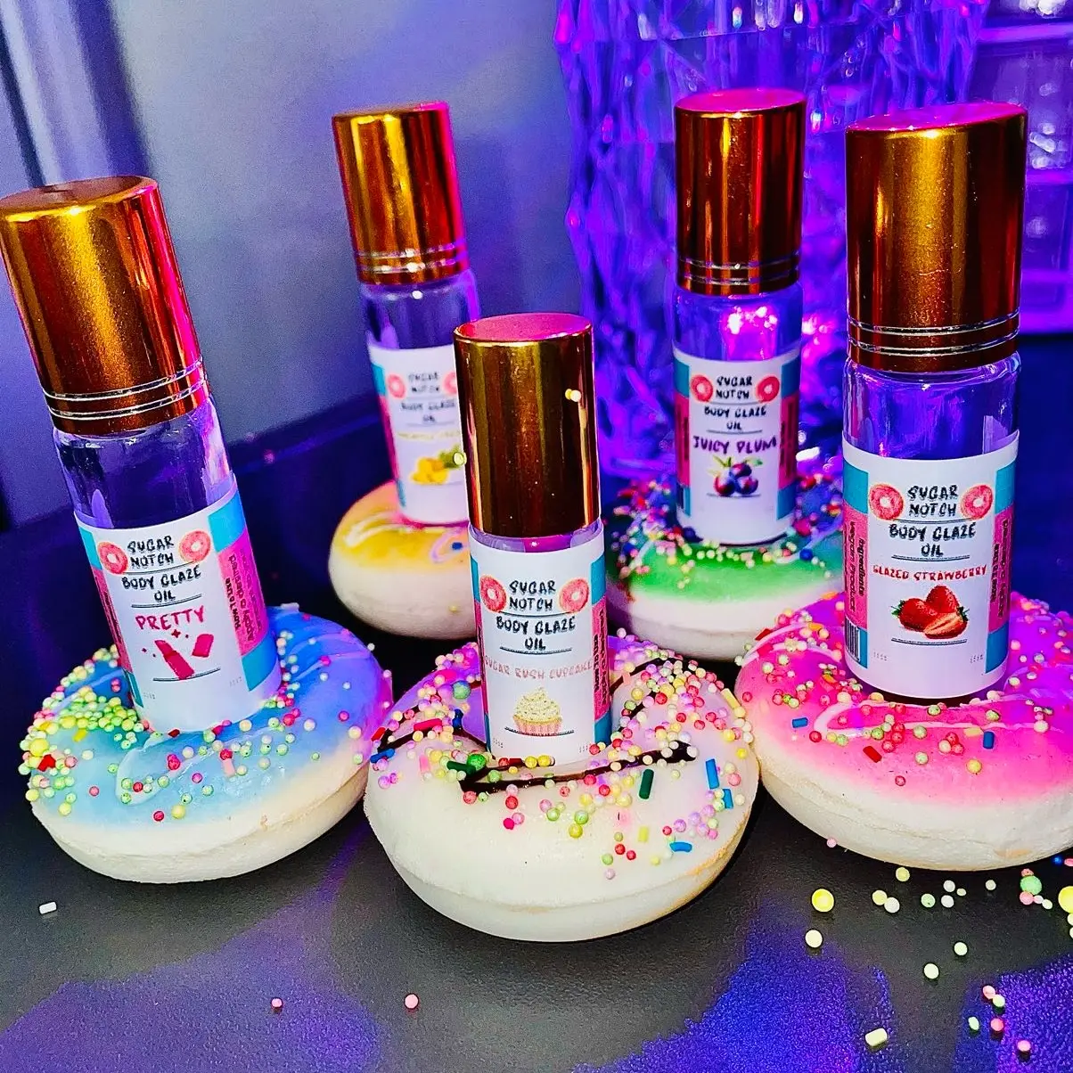 Roll On Body Glazed Oils (10 ml/5pack) Body Care Fragrance Scent Floral