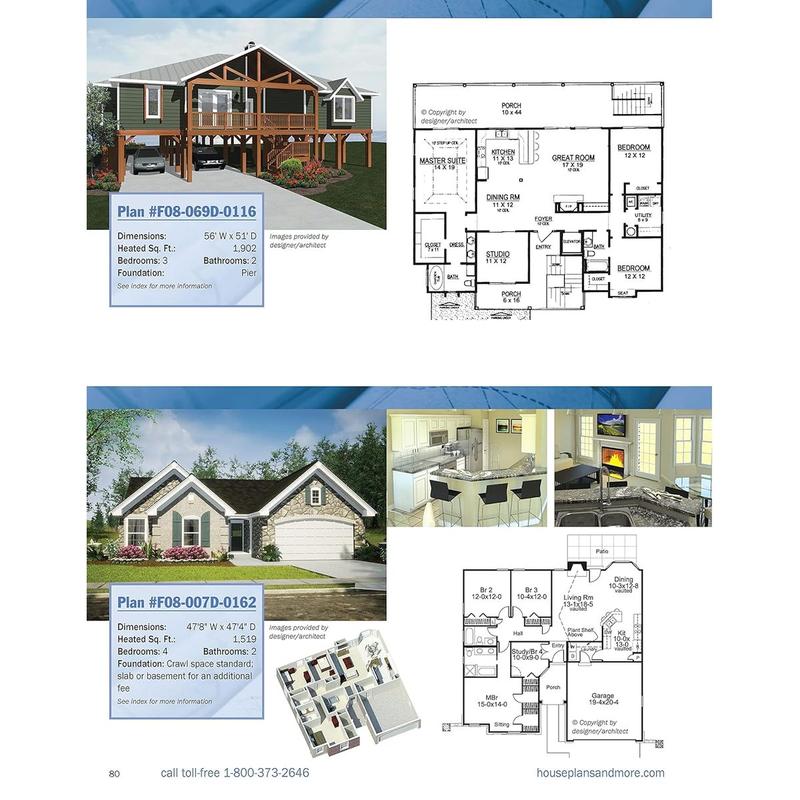 Best-Selling 1-Story Home Plans, 5th Edition: Over 360 Dream-Home Plans in Full Color (Creative Homeowner) Craftsman, Country, Contemporary, and Traditional Designs with More Than 250 Color Photos Paperback – September 7, 2021