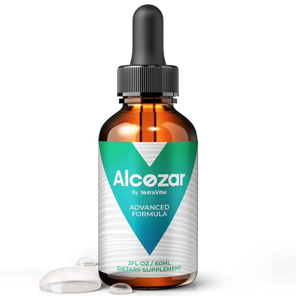 Alcozar Drops - Advanced Natural Dietary Supplement with 121mg Proprietary Blend for Health & Wellness