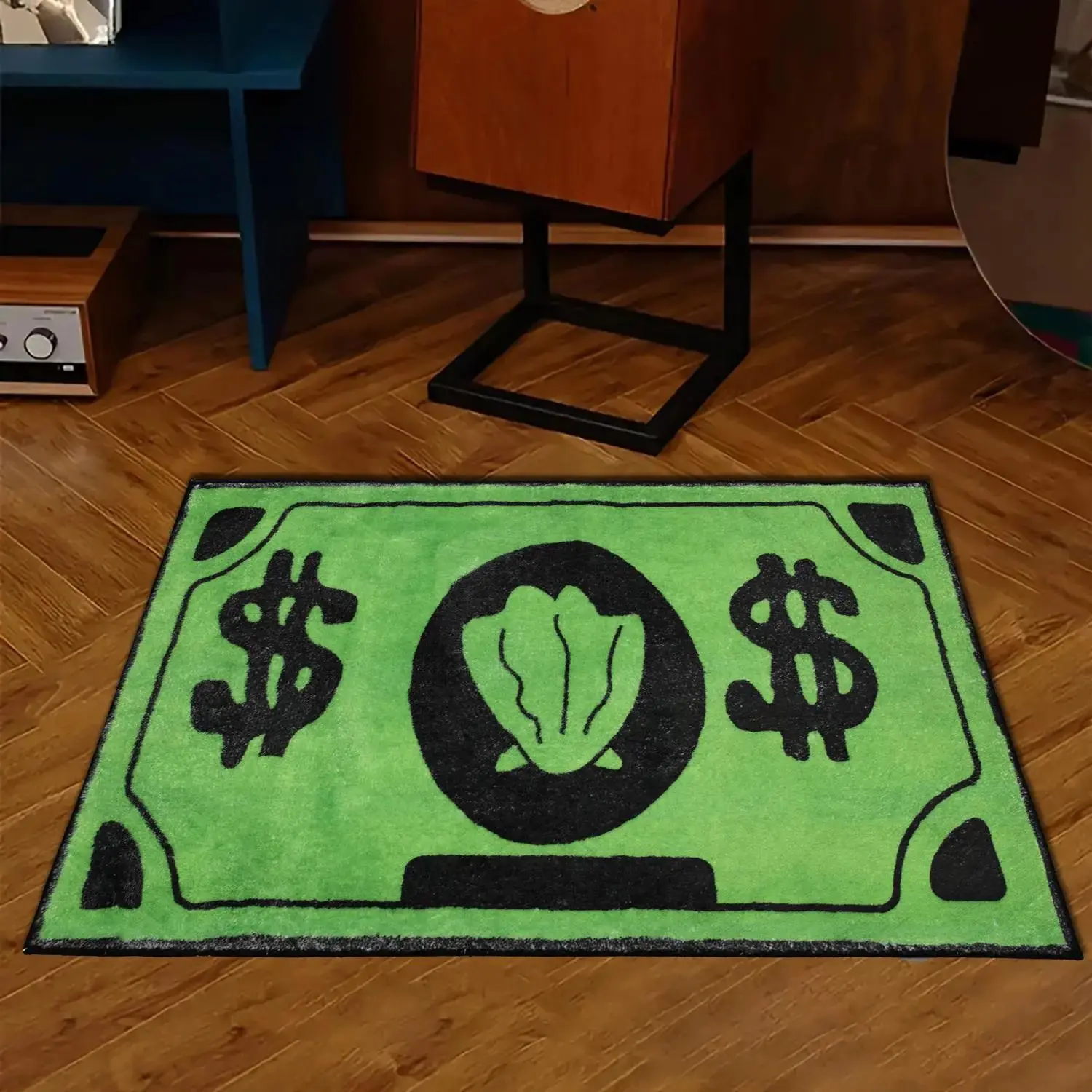 Creative Dollar Printed Rugs, Non-slip Soft Comfortable Area Rug, Abstract Rugs, Rugs for Living Room, Household Decorative Rug, Multifunctional Decorative Carpet for Home Living Room Bedroom, Room Decor, Christmas Gifts, Christmas Decorations