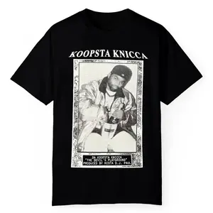 Koopsta Knicca Three 6 mafia RAP black T-shirt All sizes