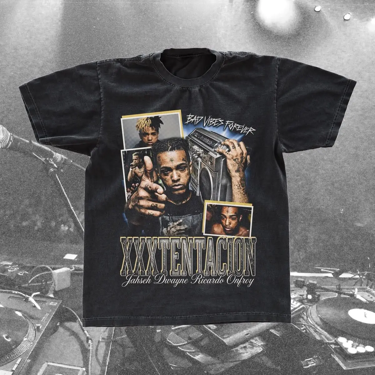 XXXTentacion Shirt, Retro Rapper T-Shirt, Vintage Hip Hop Graphic Tee, Y2K Streetwear, Fan Gift