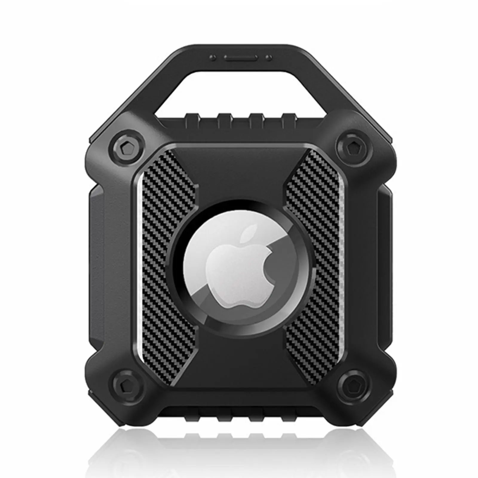 OIDEA AirTag Keychain Holder IP67 Waterproof, Compatible with Apple AirTag, TPU Case with Stainless Steel Ring for Keys Luggage Bag Dog Collar Bike