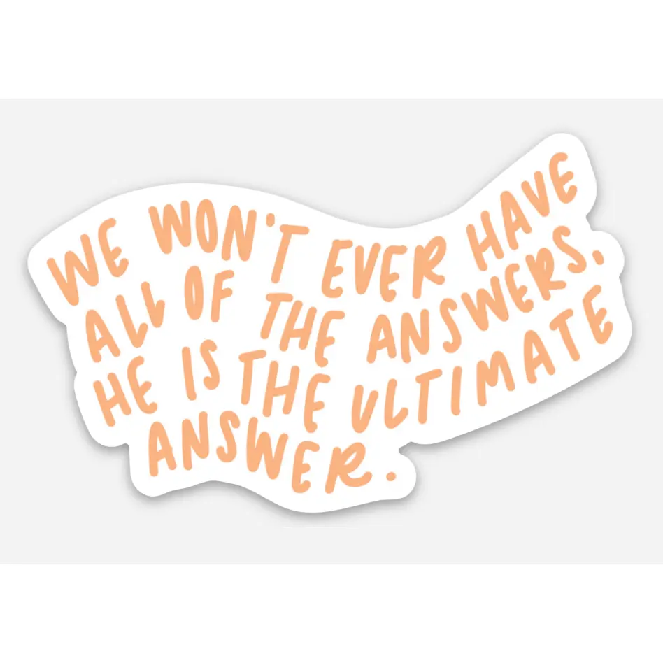 Ultimate Answer Sticker