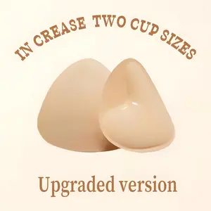 Sticky Push-Up Inserts for Women | Reusable Adhesive Bra Cups | Add Up to 2 Cup Sizes | Sweat & Water Resistant | Outfit Enhancer Portable Waterproof