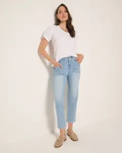 Dusk Patch Pocket Straight Jean