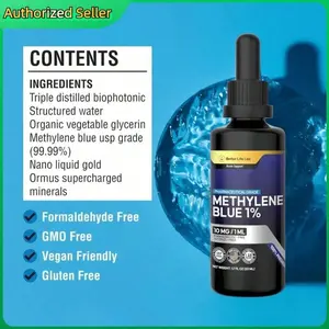 Cognitive Clarity Drops – Methylene Blue For Mental Sharpness & Antioxidant Support – 50ml Bottle With Dropper