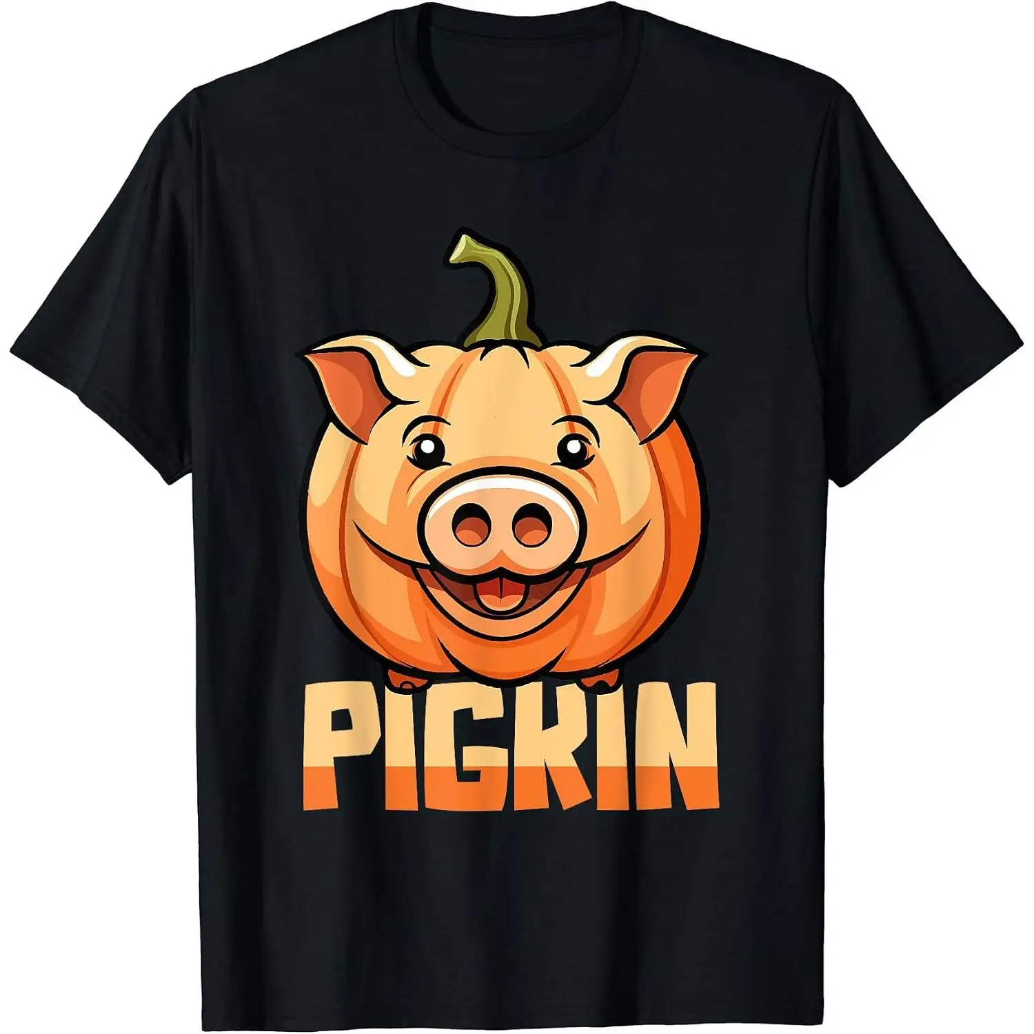 100% Cotton Halloween Pig Costume Animal Farmer Piglet Pork Meat T-Shirt