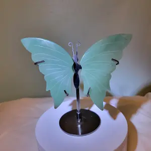 Green Adventerine Butterfly with Stand