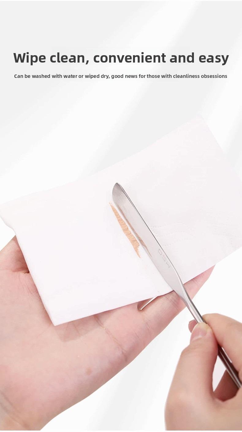 Stainless steel foundation brush, mask mud mask, brush, foundation liquid blending stick, makeup tools