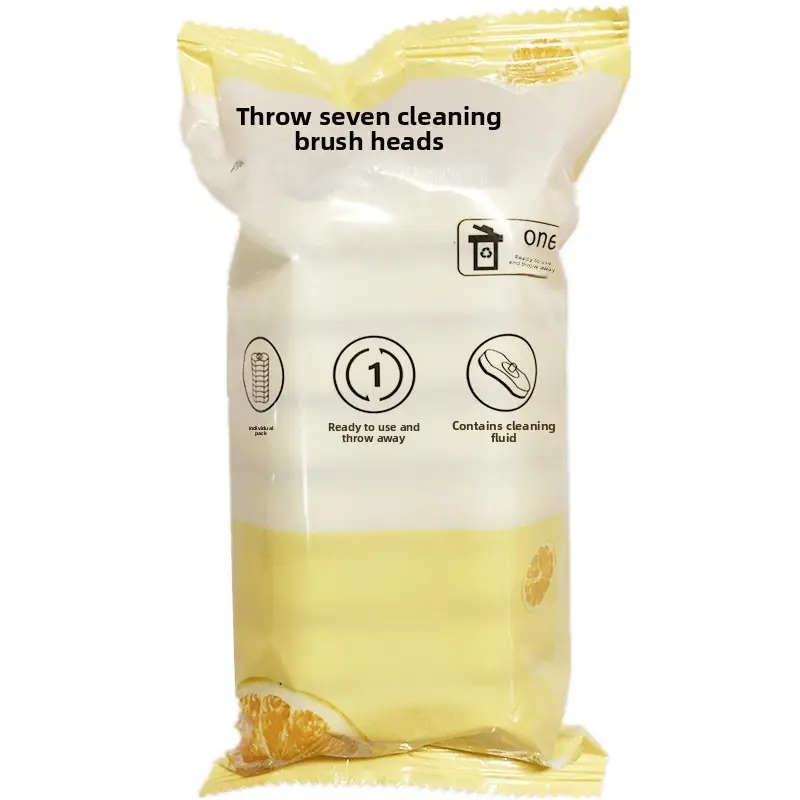 Cleaning brush heads - lemon scent (1 pack = 8 pie