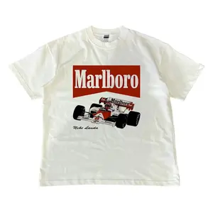 Vintage Marlboro Racing T-shirt, Nascar Merch Graphic Tee, Unisex Tshirt,  Sweatshirt, Hoodie, Comfort Colors Menswear Top Streetwear Shortsleeve Tropical Crewneck