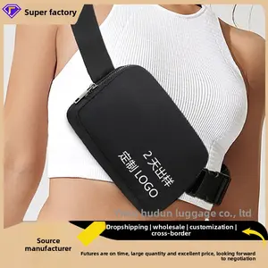 Lulu same bag waist bag running casual breast bag outdoor sports can be customized logo portable messenger bag wholesale