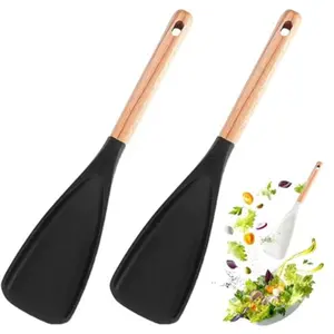 2Counts Cedar and Ash Spoon,Cedar and Ash Spoonula, Multifunctional Spatula Cooking Spoon