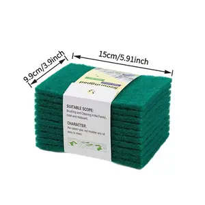 17pcs Kitchen And Household Cleaning Dishwashing Sponge Blocks