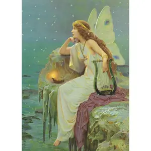 All Occasion Greeting Card - Fairie with Harp