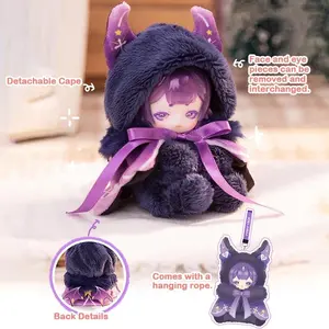 Crazy Pro! Antu-Cute Petite Series Plush Ship From US Blind Box Pendent Keychain - For Every Day Carry or Desk Display - Fantasy Box Surprise Figure Dolls with Cute Outfits