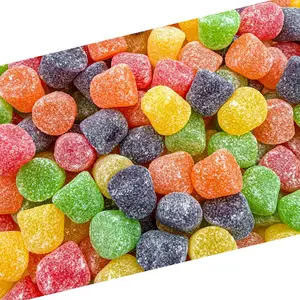 Gum Drops Jelly Candy | 1 Lb Bag | Assorted Fruit Flavors | Nostalgic Candy | Chewy Gumdrops in Strawberry, Orange, Grape, Lime & Pineapple | Old Fashioned Jellies
