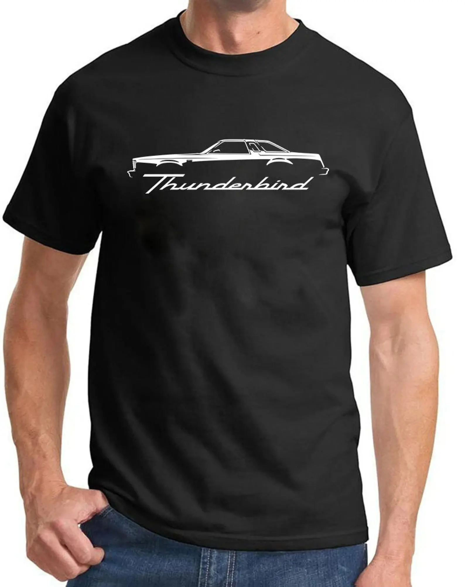 1977-1979 Ford Thunderbird Classic Outline Design T-Shirt Sweatshirt Hoodie, Gift for Car Lovers Tee