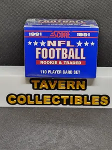 1991 Score NFL Football Rookie & Traded Set