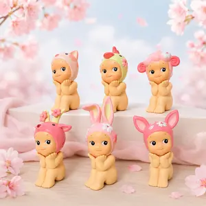 Sonny Angel Cherry Blossom Full Series Sealed Blind Box - Original Collectible Mini Figure, Limited Edition Kids' Birthday Gift