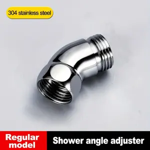 Newshark Adjustable Bath Shower Head Connector, Wall-Mounted Shower Fixture, Ceiling Rain Heater, Extendable Shower Arm Adapter, Showerhead
