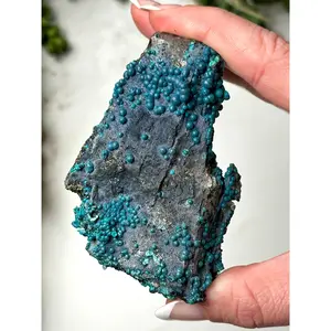 Raw Chrysocolla in Quartz - #4