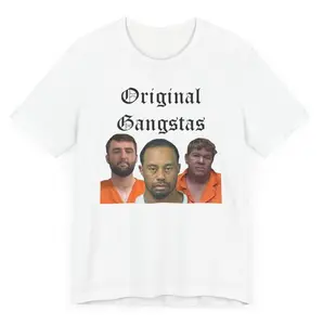Scottie Scheffler Mugshot T-Shirt, Free Scottie Shirt, Tiger Woods & John Daly Mugshot Tee, Funny Golf Shirt, Sports Fan T-Shirt
