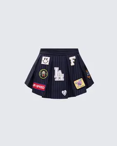 Teagan X-Rated Patch Mini Skirt