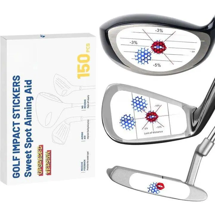 Golf Impact Tape - Self-Teaching Sweet Spot & Instant Swing Feedback -  Golf Swing  Aid for Indoor & Outdoor Practice - Golf Accessories for Beginners & Pros HahZen SPORT
