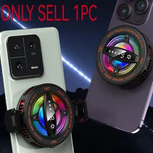 Ice Phone Cooler Magnetic Semiconductor Large Display Three-Step Adjustment, Cellphone Cooling, Gaming & Esports Cooling Device, Essential Tech Accessory, Adjustable Cooling Fan