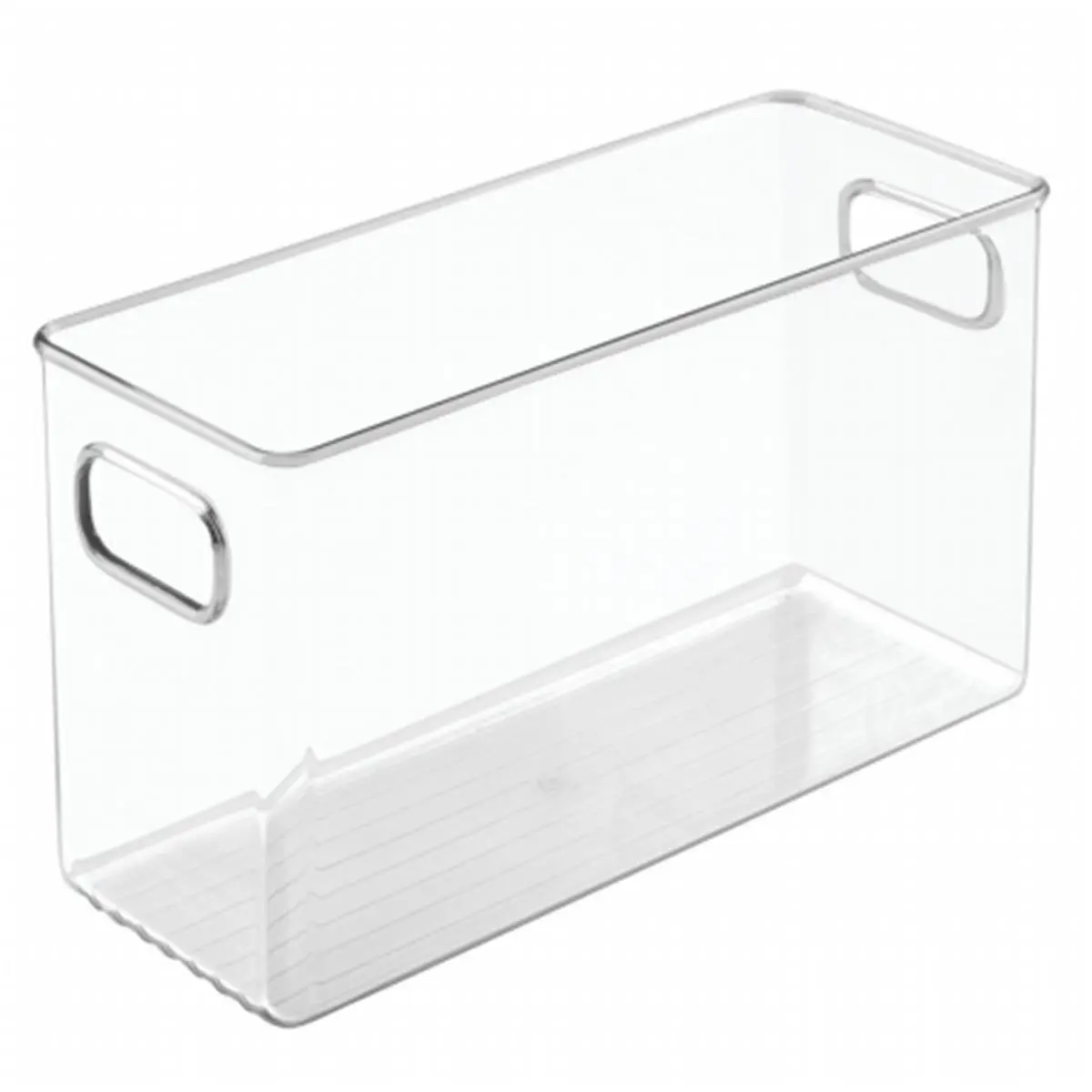 InterDesign 71630 Clear Linus Storage Bin- 10 x 4 x 6 in.