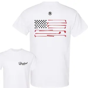 Glf Flag Barstool Pocket T-shirt - - T-Shirt