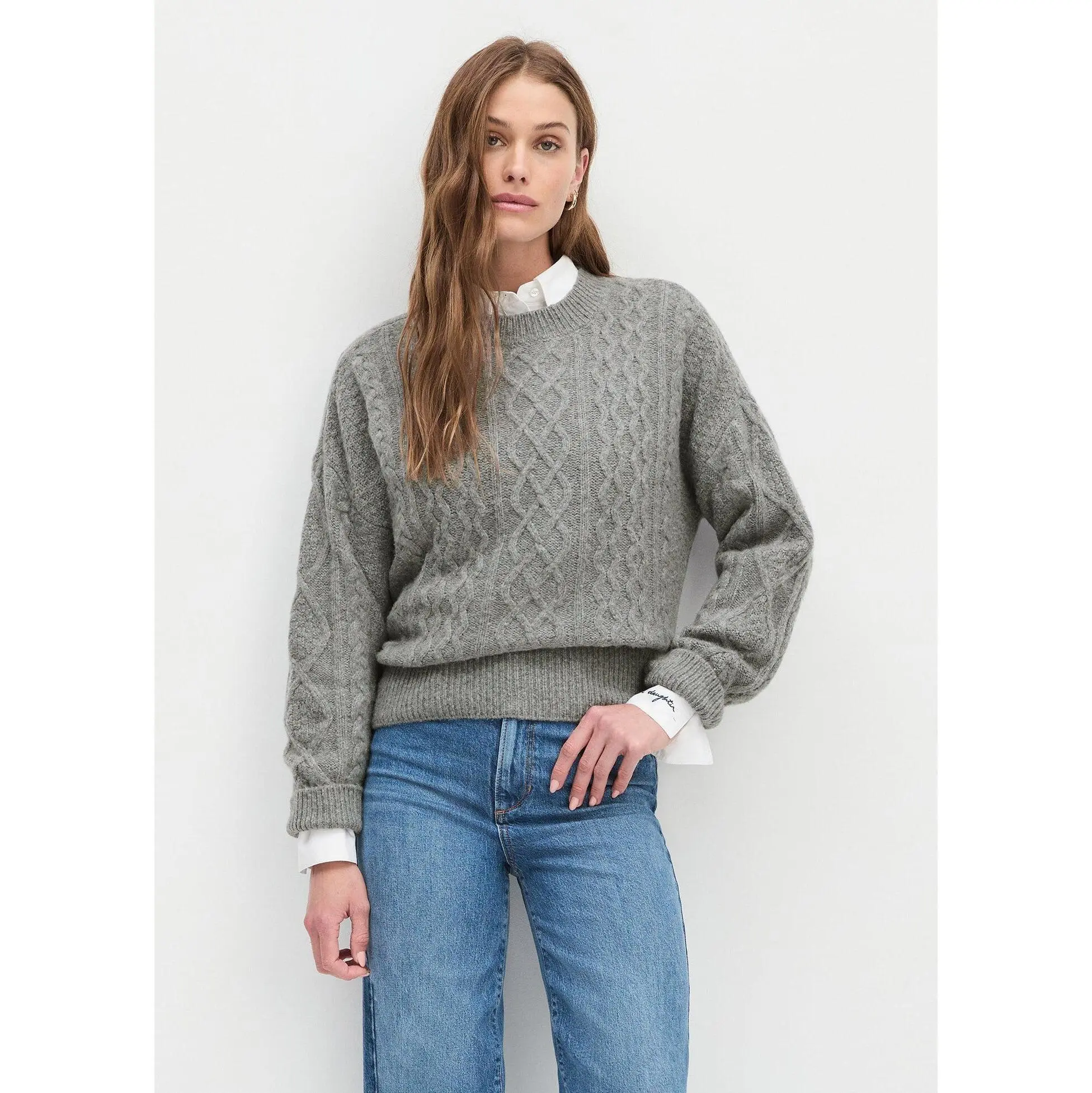 THE OVERSIZED CABLE SWEATER