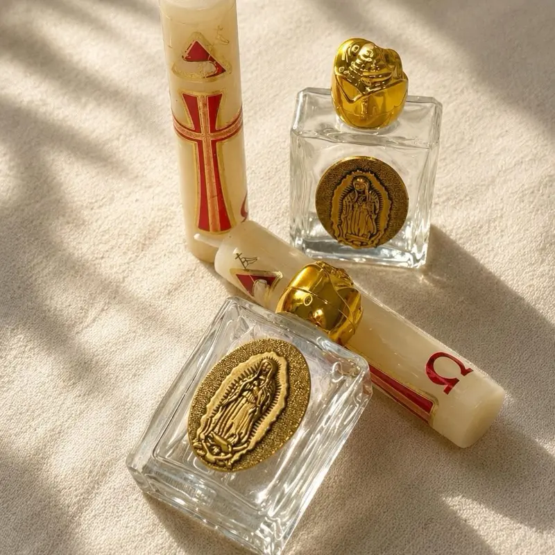 12pcs Recuerdos para bautizo, Bottle water Virgen de Guadalupe Baptism Favors, Recuerdos Para Bautizo