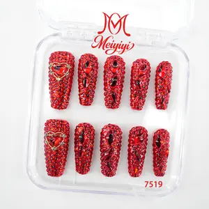 .DP.7519.Valentine's Day themed wearable nails