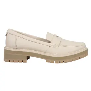 TOMS Womens Cara Slip On Loafers Casual - Off White