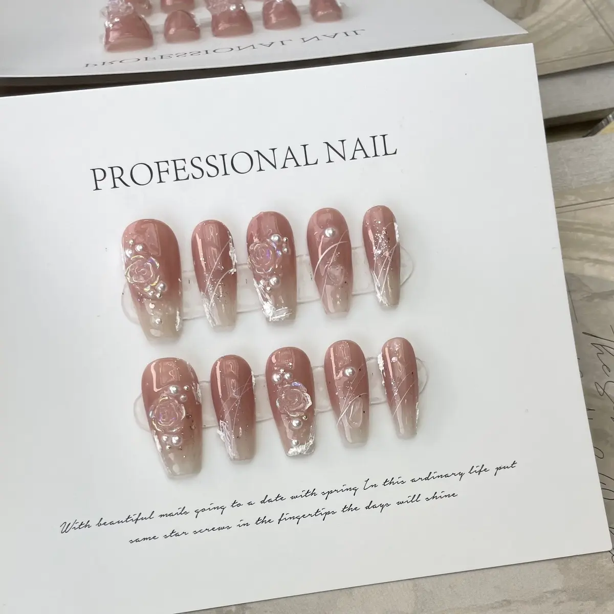 A19- Reusable Premium Press on Nails Gel | Fake Nails | Cute Fun Colorful Gel Nail Artist faux nails