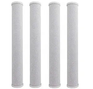 Pack of 4-20" x 2.5" CTO Carbon Block Water Filters Whole House Cartridges Whole House Cartridge 5 Micron