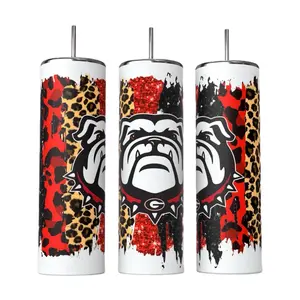 20oz Georgia Bulldog Tumbler